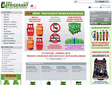 Tablet Screenshot of eurorefrigerant.com
